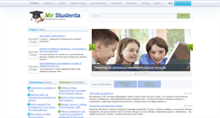 Desktop Screenshot of mir-studenta.com